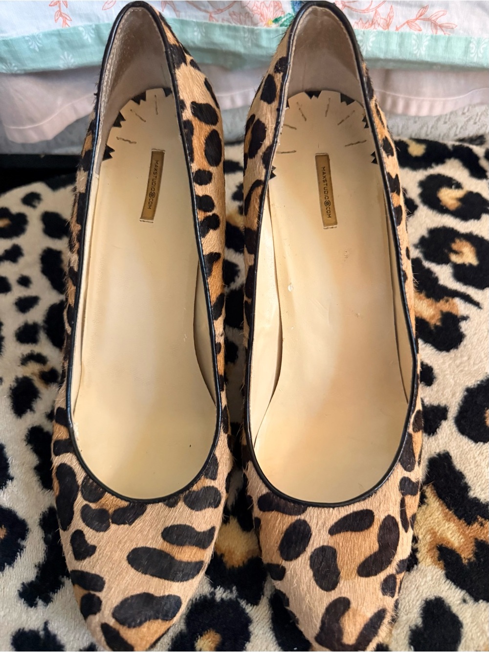 Max Studio Leopard Print Women's Pumps - Animal Print Heels